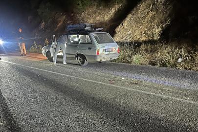 Otomobilin çarptığı kadın yaralandı