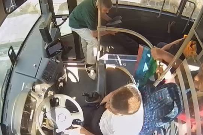 Otobüste rahatsızlanan yolcuyu şoför hastaneye yetiştirdi
